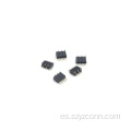 Cabezal de pasador de 1,27 mm H: 5,0 mm 6P